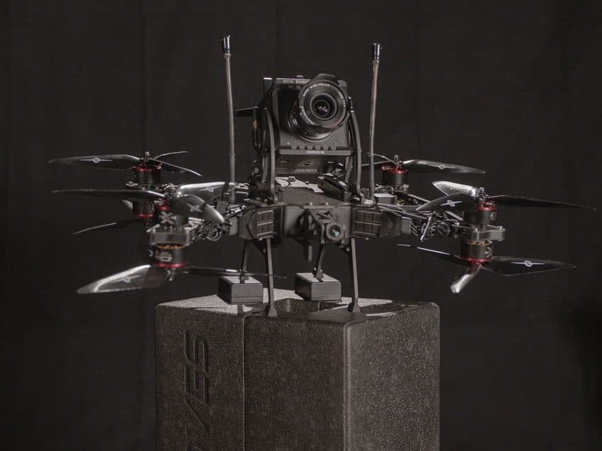 AGL Aerials cinema FPV aircraft carrying a cinema camera